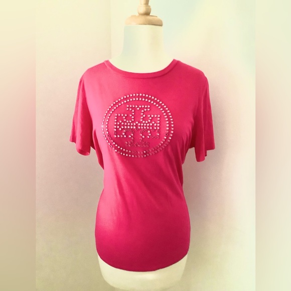 TORY BURCH BLING TEE-WORN ONCE - Picture 1 of 1